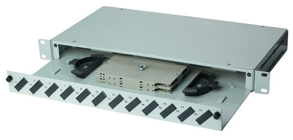 Pannello di patch in fibra ottica di alta qualità 24 porte, LC / Duplex SC Fiber Optic Termination Box YH1005