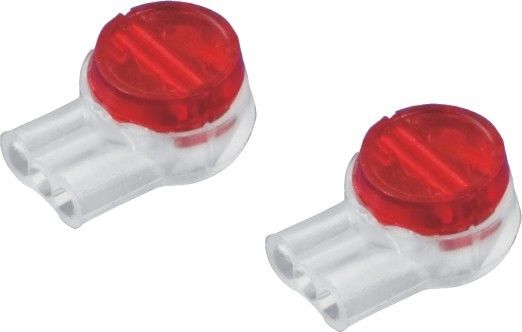 Rosso in-linea di spostamento dell'isolamento del connettore della giuntura del cavo di UR per un collegamento di due o tre cavi