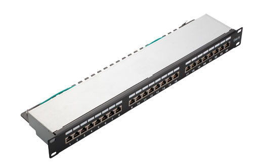 Connessione di rotaia domestica / 24 porte Rj45 Connessione di rotaia