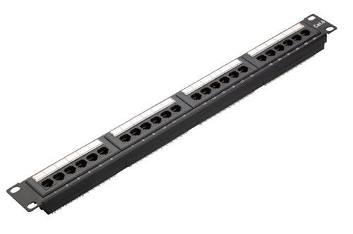 Connessione di rotaia domestica / 24 porte Rj45 Connessione di rotaia